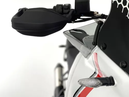 Set deflectoare laterale WRS Ducati Desert X 2022-2026 fumuriu deschis DU026F