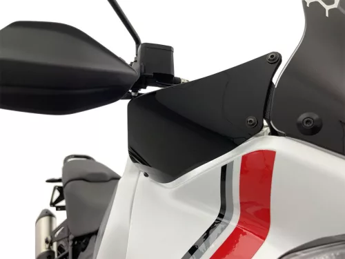 Set deflectoare laterale WRS Ducati Desert X 2022-2026 negru lucios DU026NL