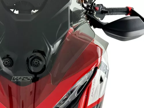 Set deflectoare laterale WRS Ducati Multistrada V4 / S / S Sport / Pikes Peak / Rally 2020-2026 fumuriu închis DU031FS