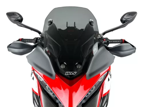 Set deflectoare laterale WRS Ducati Multistrada V4 / S / S Sport / Pikes Peak / Rally 2020-2026 fumuriu închis DU031FS