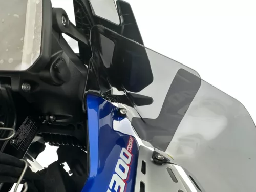 Set deflectoare laterale standard WRS BMW R 1300 GS Adventure 2024-2026 negru mat BM111NO