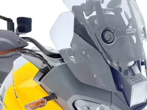 Set deflectoare laterale WRS Moto Guzzi Stelvio 2024-2026 fumuriu deschis MG009F