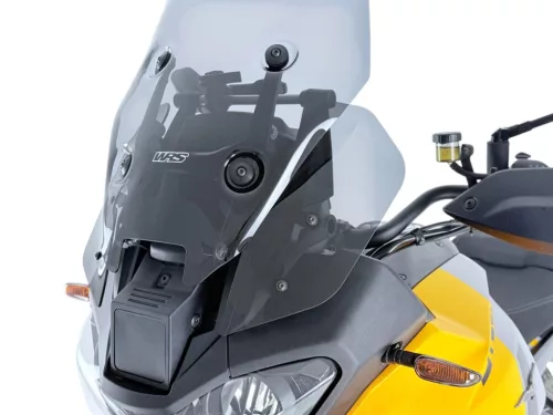 Set deflectoare laterale WRS Moto Guzzi Stelvio 2024-2026 fumuriu deschis MG009F