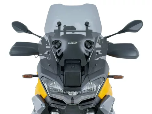 Set deflectoare laterale WRS Moto Guzzi Stelvio 2024-2026 fumuriu închis MG009FS