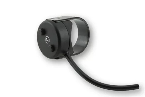 Buton comandă ghidon Highsider Classic cu 2 butoane, pentru ghidon 7/8 și 1 inch, negru