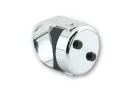 Buton comandă ghidon Highsider Classic cu 2 butoane, pentru ghidon 7/8 și 1 inch, crom
