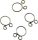 FUELSTAR 4PK CLAMPS GD ALL BALLS FS00048