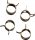 FUELSTAR 4PK CLAMPS GD ALL BALLS FS00055