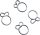 FUELSTAR 4PK CLAMPS SL ALL BALLS FS00058