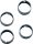 FUELSTAR 4PK CLAMPS SL ALL BALLS FS00060