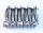 TITANIUM BOLT M8X35 PACK OF 4