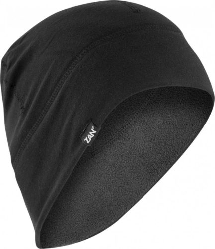 ZAN-HEADGEAR-BEANIE-SF-FLEECE-BLK-WHLF114