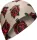 Căciulă Zan Sportflex® Tattoo Roses maro/rosu