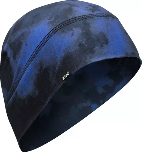 Căciulă Zan Sportflex® Tie Dye negru/albastru
