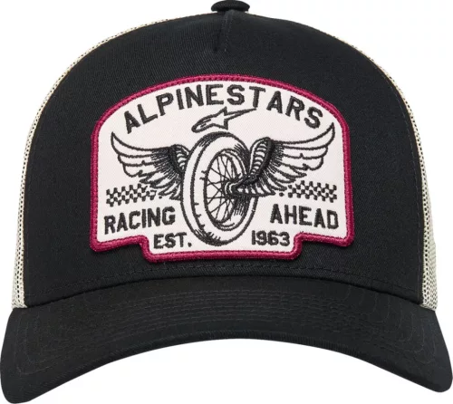 Sapca Alpinestars Heritage Patch Trucker negru/roșu/alb