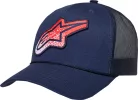 Sapca Alpinestars Meteorite Trucker albastru/bleumarin/portocaliu