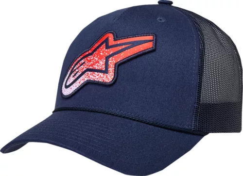 Sapca Alpinestars Meteorite Trucker albastru/bleumarin/portocaliu