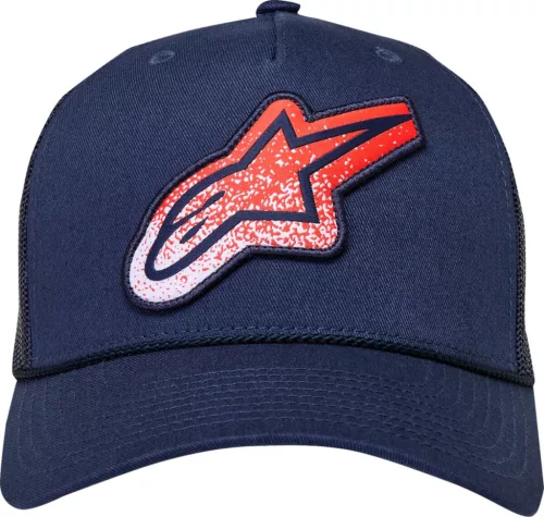 Sapca Alpinestars Meteorite Trucker albastru/bleumarin/portocaliu