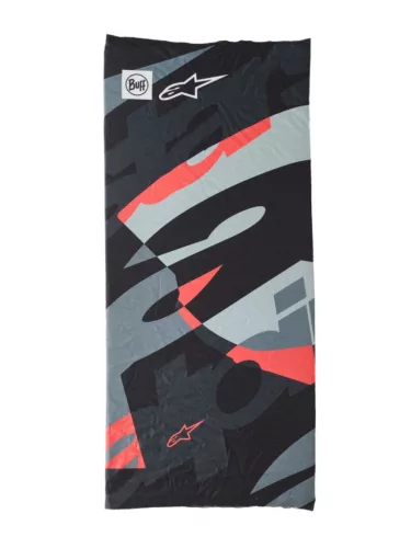 Protectie Gat Alpinestars Necktube BUFF Mogress Neck Tube negru/rosu