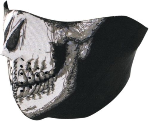 ZAN-HEADGEAR-HALF-FACE-MASK-SKULL-FACE-ONE-SIZE-WNFM002H