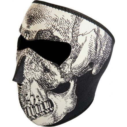 ZAN-HEADGEAR-FULL-FACE-MASK-GLOW-IN-THE-DARK-SKULL-ONE-SIZE-WNFM002G