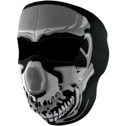 ZAN-HEADGEAR-FULL-FACE-MASK-CHROME-SKULL-ONE-SIZE-WNFM023