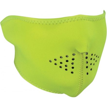 ZAN-HEADGEAR-HALF-FACE-MASK-HIGH-VISIBILITY-LIME-ONE-SIZE-WNFM142LH