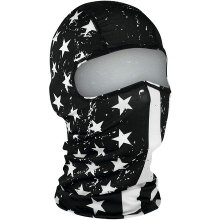 ZAN-HEADGEAR-BALACLAVA-FLAG-BLACK-WHITE-ONE-SIZE-WBP091