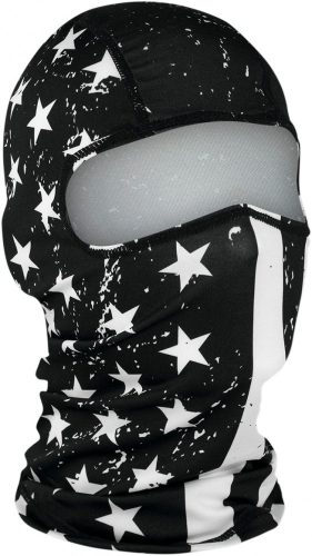 ZAN-HEADGEAR-BALACLAVA-FLAG-BLACK-WHITE-ONE-SIZE-WBP091