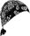 ZAN-HEADGEAR-HEADWRAP-ROAD-HOG-BLACK-PAISLEY-TIE-ON-ONE-SIZE-ZSG101