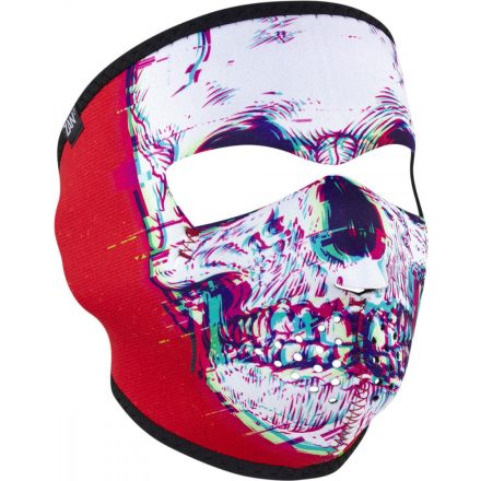 Zan Headgear Facemask Glitch Skull Wnfm471