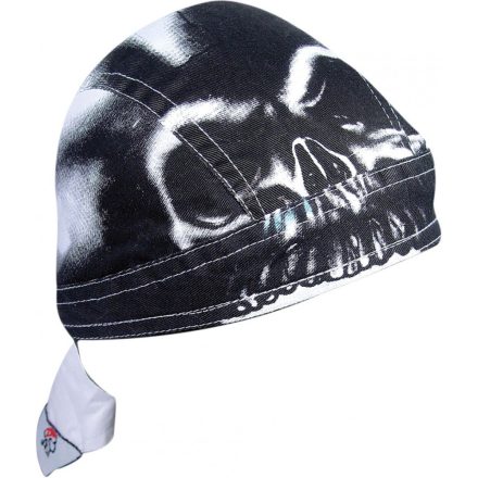 ZAN-HEADGEAR-HEADWRAP-FLYDANNA--ROAD-HOG-AIRBRUSHED-SKULL-ONE-SIZE-ZSG031