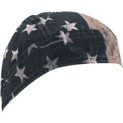 ZAN-HEADGEAR-HEADWRAP-FLYDANNA--VINTAGE-AMERICAN-FLAG-ONE-SIZE-Z904