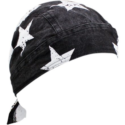 ZAN-HEADGEAR-HEADWRAP-ROAD-HOG-FLYDANNA--FLAG-TIE-ON-ONE-SIZE-ZSG091