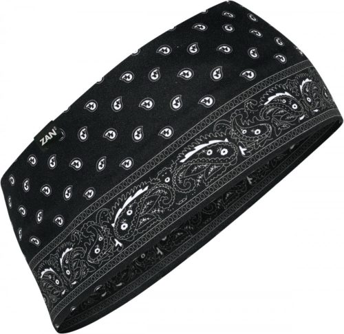 ZAN-HEADGEAR-HEADBAND-SF-BLK-PAISLEY-HBL101