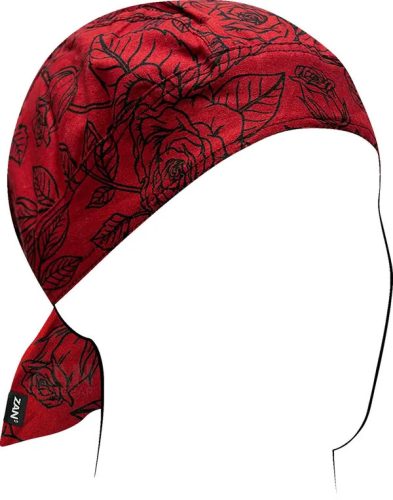 Flydanna Ctn Roses Bk/Rd Zan Headgear Z311 Z311
