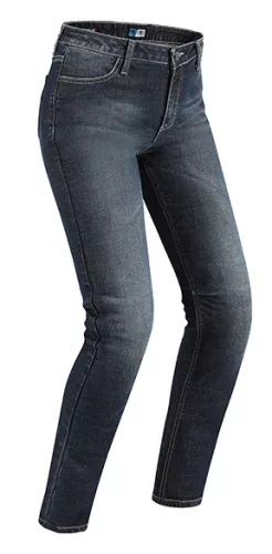 Blugi moto damă PMJ New Rider denim