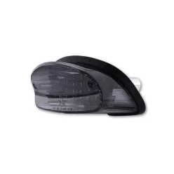   Stop Highsider LED cu lampă număr pentru Honda CB 600 Hornet PC34 1998-2002, negru, omologat E (bucată)