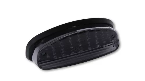 Stop Highsider LED cu lampă număr pentru Honda CB 600 Hornet PC34 1998-2002, negru, omologat E (bucată)