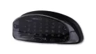 Stop Highsider LED cu lampă număr pentru Honda CB 600 Hornet PC34 1998-2002, negru, omologat E (bucată)