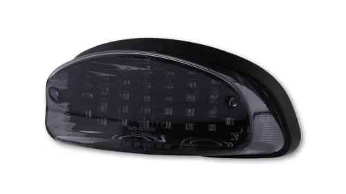 Stop Highsider LED cu lampă număr pentru Honda CB 600 Hornet PC34 1998-2002, negru, omologat E (bucată)