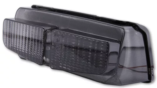 Stop Highsider LED cu lampă număr pentru Yamaha FZS 600 până în 2003, negru, omologat E (bucată)