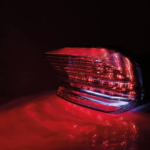 Stop Highsider LED cu lampă număr pentru Yamaha XJR 1300 1999-, negru, omologat E (bucată)