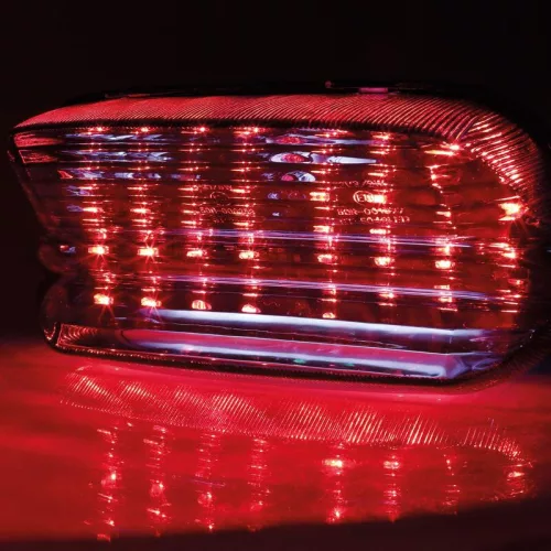 Stop Highsider LED cu lampă număr pentru Yamaha XJR 1300 1999-, negru, omologat E (bucată)
