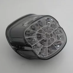   Stop Highsider LED stil HD cu lampă număr pentru diverse Harley-Davidson, reflector crom, omologat E (bucată)