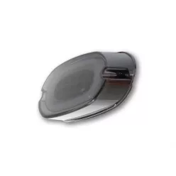   Stop Highsider LED stil HD cu lampă număr pentru Harley-Davidson 73-98, reflector negru, omologat E (bucată)