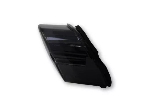 Stop Highsider LED stil HD cu lampă număr pentru Harley-Davidson 73-98, reflector negru, omologat E (bucată)