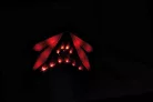 Stop Highsider LED fără lampă număr pentru Kawasaki Ninja ZX-6R, Z 800 2013-, negru, omologat E (bucată)