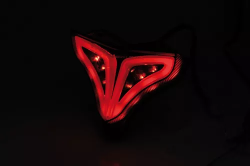 Stop Highsider LED fără lampă număr pentru Yamaha YZF-R1 2009-2014, negru, omologat E (bucată)