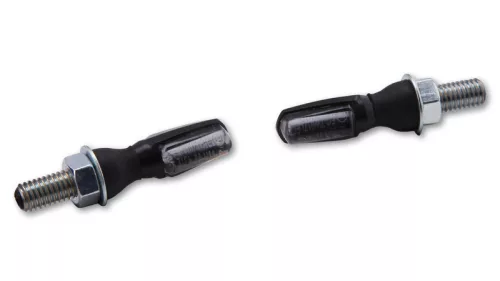 Stop Highsider Spark LED cu semnalizare 3 în 1, negru/fumuriu, omologat E (pereche)